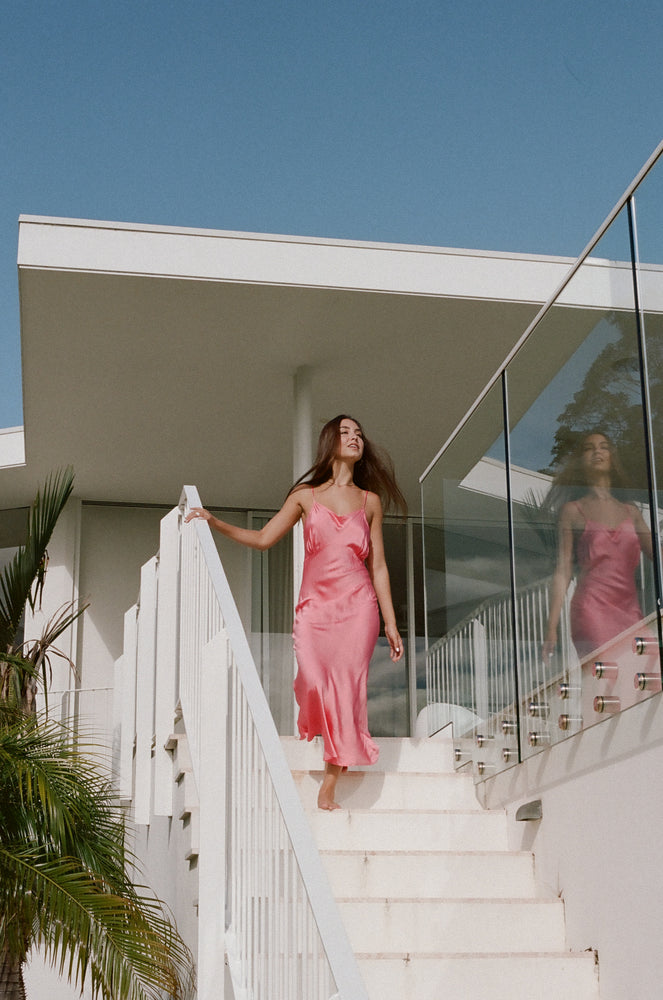 Sofia Slip Dress - Pink